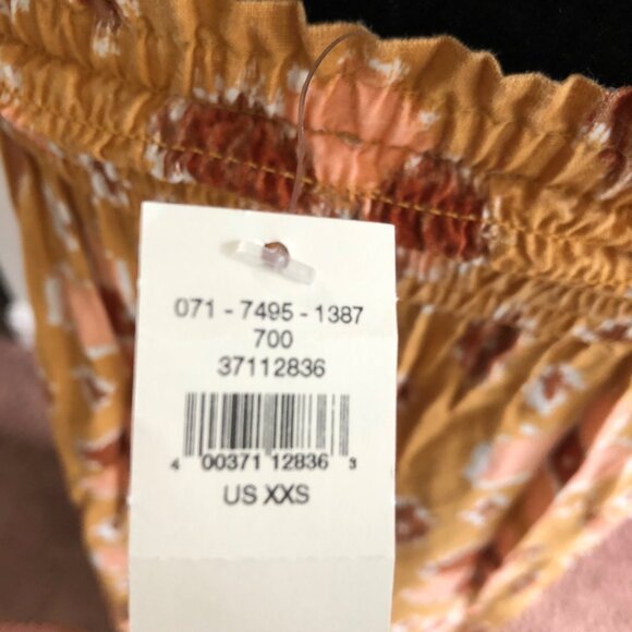 Aerie Yellow & Orange Patterned Maxi Dress With Braided Halter Neck Size XXS NWT - Picture 11 of 13